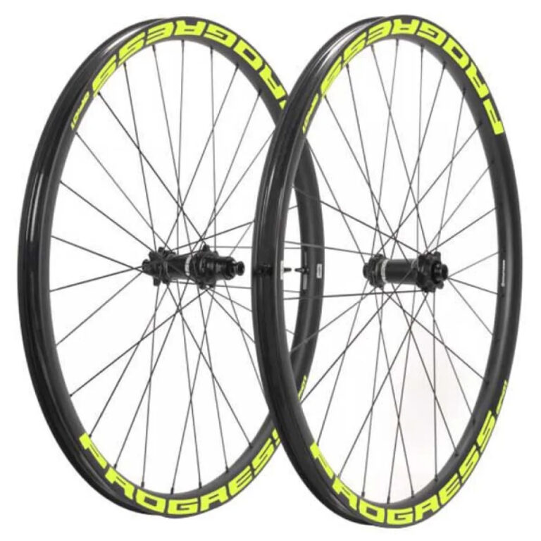 Progress GP:01 Nexo 29&amp;acute;&amp;acute; Boost MTB Wheel Set 15 x 110 / 12 x 148 mm &amp;  Shimano Micro Spline Black / Yellow - Sram XD Black / Yellow