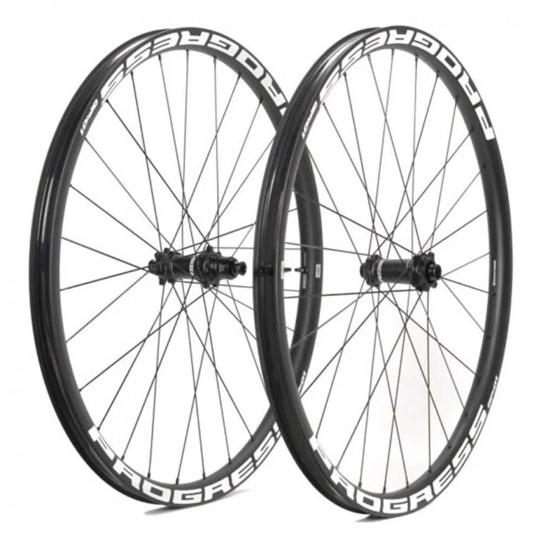 Progress GP:01 Nexo 29&amp;acute;&amp;acute; Boost MTB Wheel Set 15 x 110 / 12 x 148 mm &amp;  Shimano Micro Spline Black / White - Sram XD Black / White