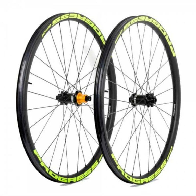 Progress GP:01 Nitro 29&amp;acute;&amp;acute; 6B Disc Tubeless MTB Wheel Set 15 x 100/12 x 142 mm &amp;  Shimano/Sram HG Yellow - Sram XD Yellow