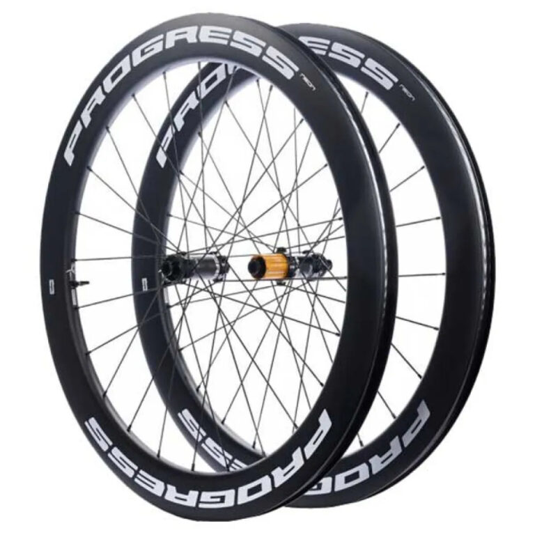 Progress Neon CL Disc Tubeless Road Wheel Set 12 x 100 / 12 x 142 mm &amp;  Campagnolo White - Campagnolo N3W White