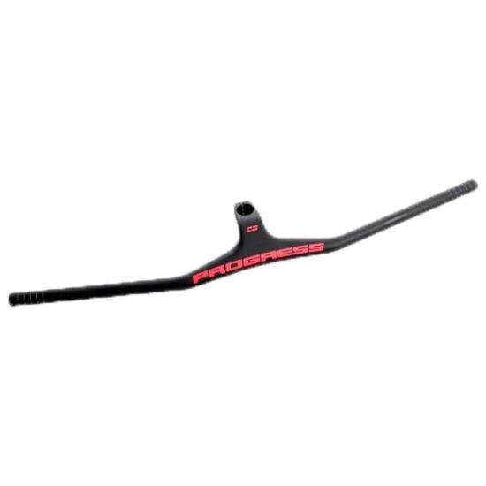 Progress PG-235 MTB Carbon -17&amp;ordm; Cockpit Handlebar 100 mm - 90 mm &amp; 800 mm Red