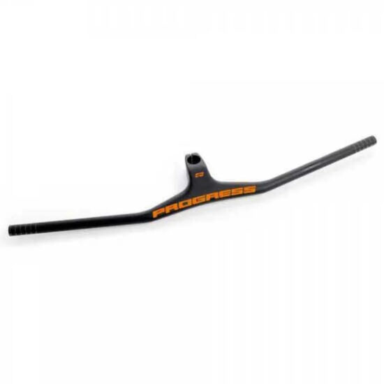 Progress PG-235 MTB Carbon -17&amp;ordm; Cockpit Handlebar 100 mm - 90 mm &amp; 800 mm Orange