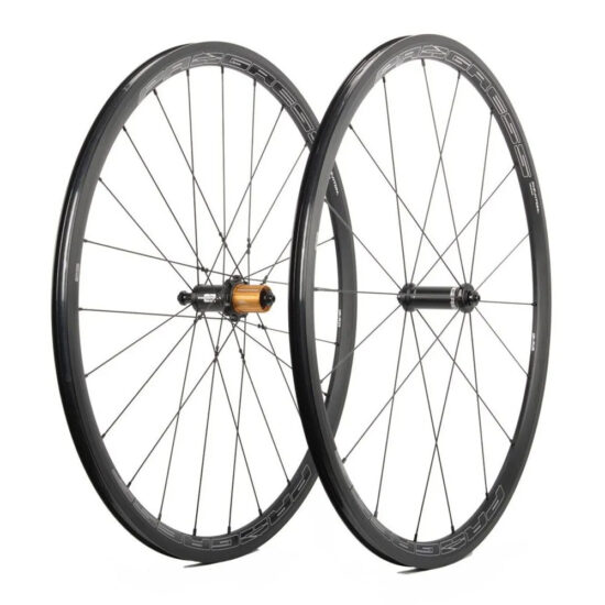 Progress Phantom Tubeless Road Wheel Set 9 x 100 / 9 x 130 mm &amp;  Sram XDR Black - Shimano/Sram HG Black