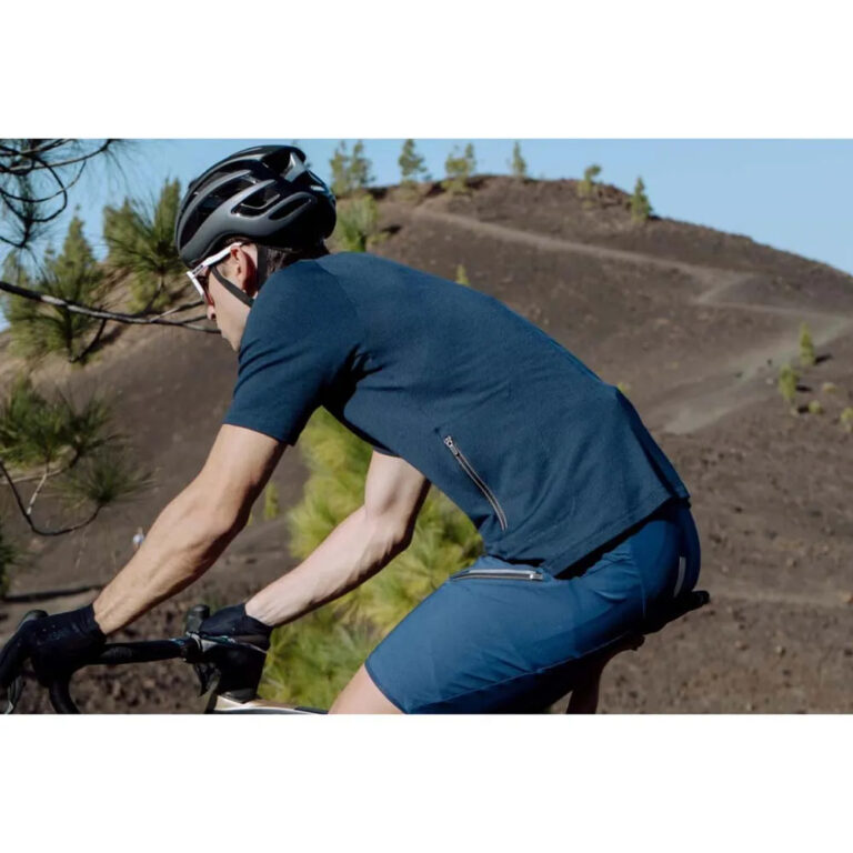 Q36.5 Adventure Short Sleeve Jersey XS Navy Blue - 2XL Navy Blue - Image 6