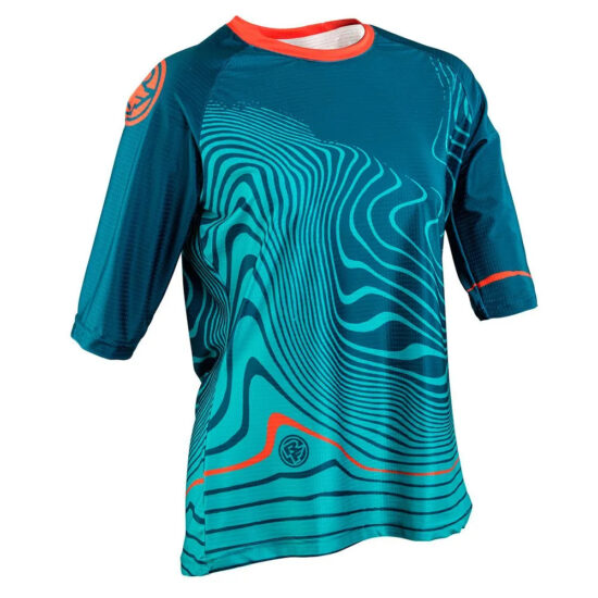 Race face Race Face Khyber 3/4 Sleeve Enduro Jersey XS Dark Spruce Blue