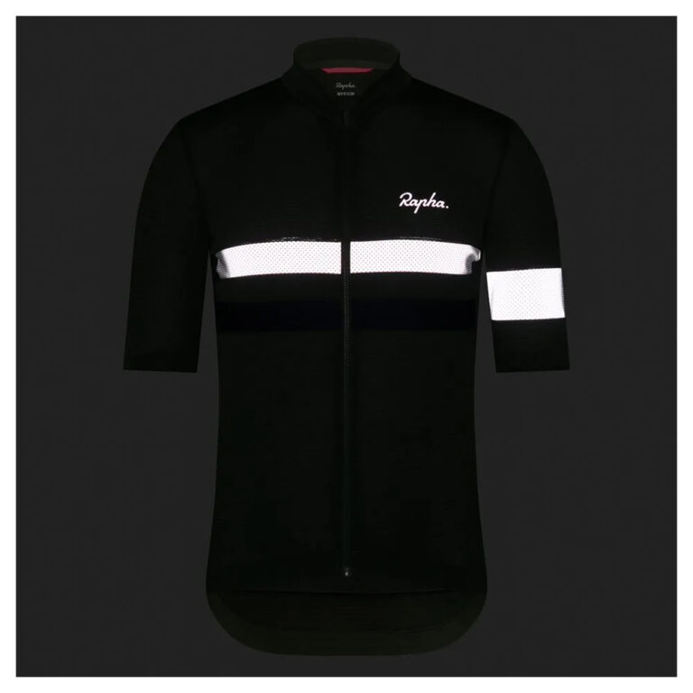 Rapha Brevet Lightweight Short Sleeve Jersey L Deep Olive / Dark Navy - XL Deep Olive / Dark Navy - Image 3