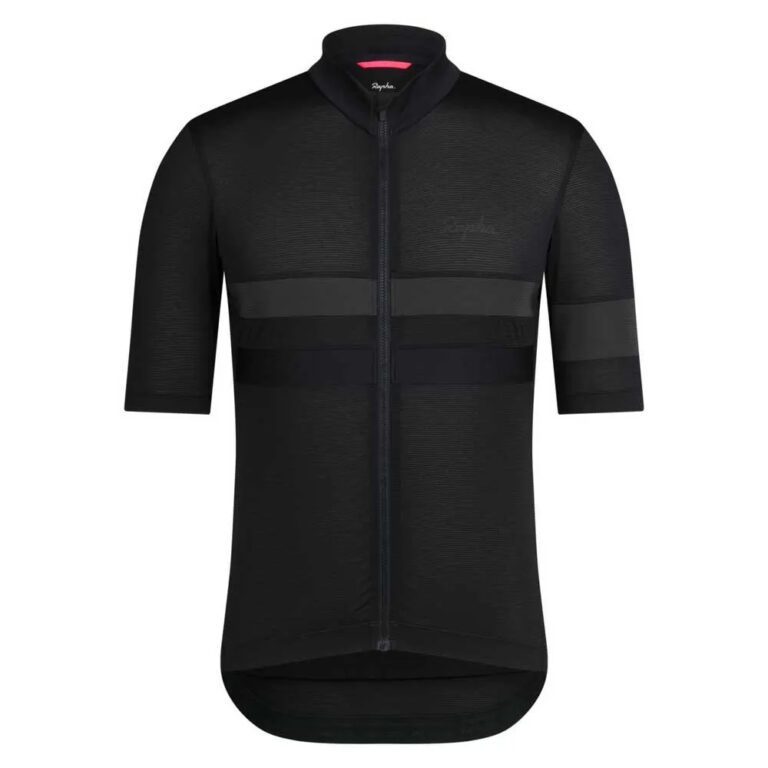 Rapha Brevet Lightweight Short Sleeve Jersey M Black / Black - L Black / Black