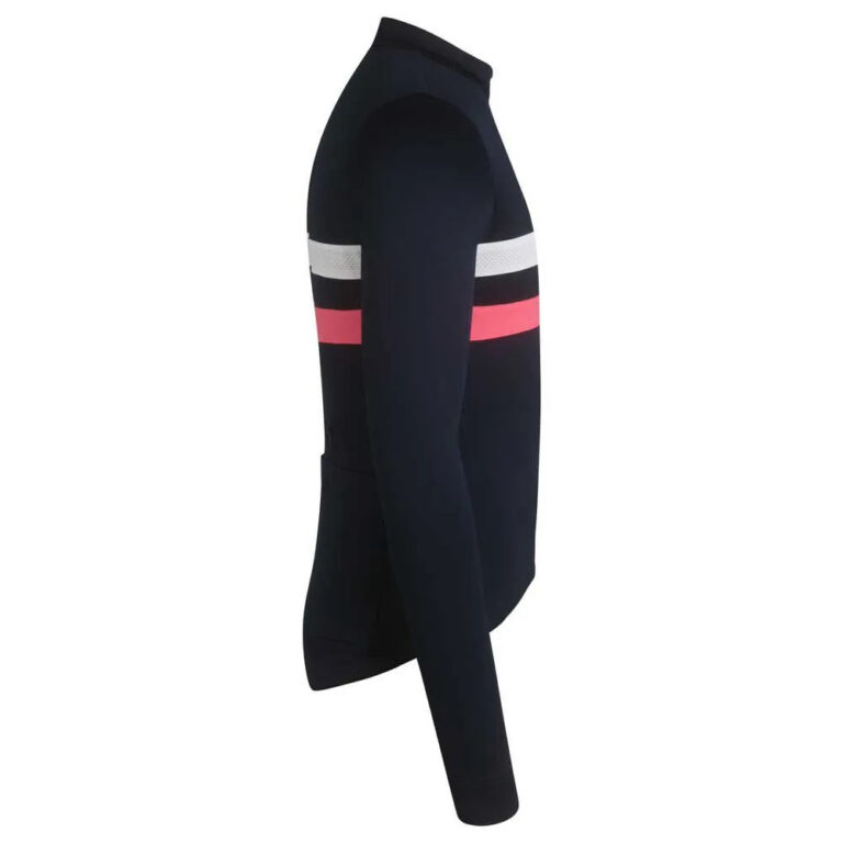 Rapha Brevet Long Sleeve Jersey S Dark Navy / High-Vis Pink / White - L Dark Navy / High-Vis Pink / White - Image 3