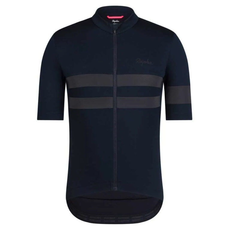 Rapha Brevet Short Sleeve Jersey S Black / Black - 2XL Black / Black