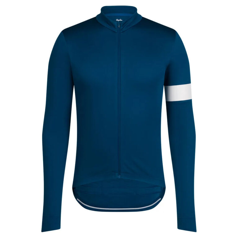 Rapha Classic Long Sleeve Jersey S Jewelled Blue / White - 2XL Jewelled Blue / White