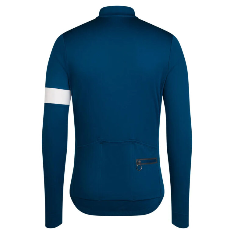 Rapha Classic Long Sleeve Jersey S Jewelled Blue / White - 2XL Jewelled Blue / White - Image 2