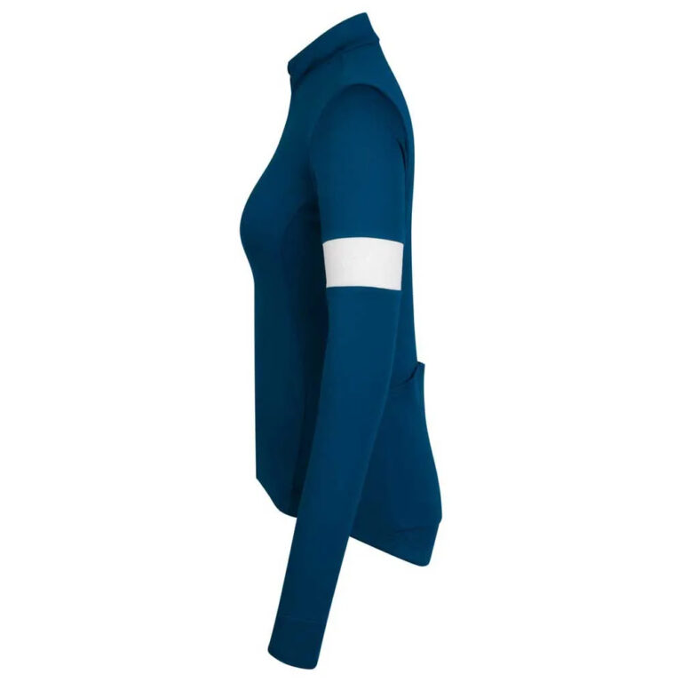 Rapha Classic Long Sleeve Jersey S Jewelled Blue / White - XL Jewelled Blue / White - Image 4