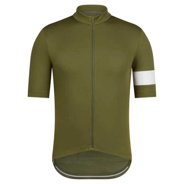 Rapha Classic Short Sleeve Jersey S Dark Khaki / White - 2XL Dark Khaki / White