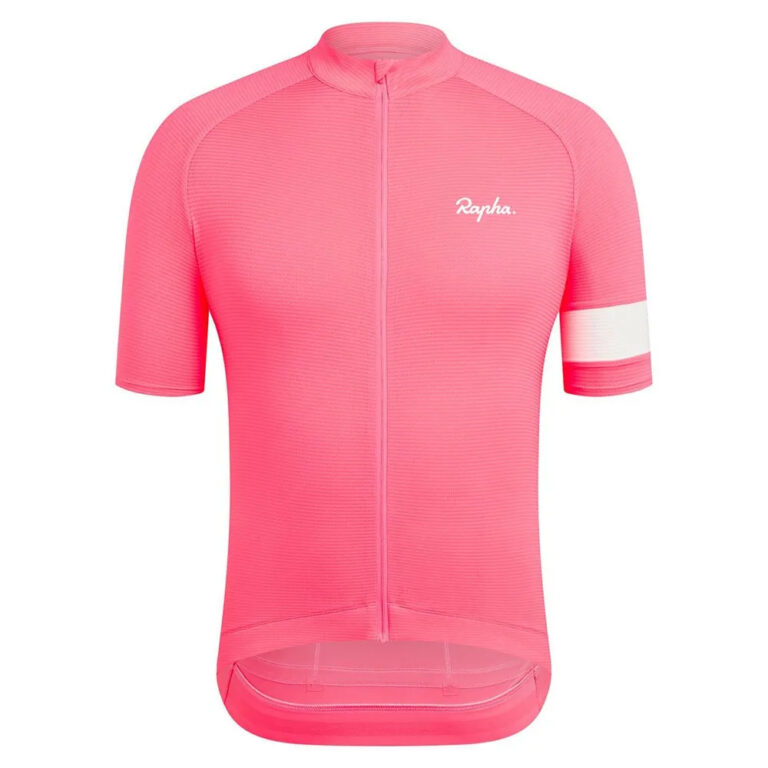 Rapha Core Lightweight Short Sleeve Jersey S High-Vis Pink - 2XL High-Vis Pink