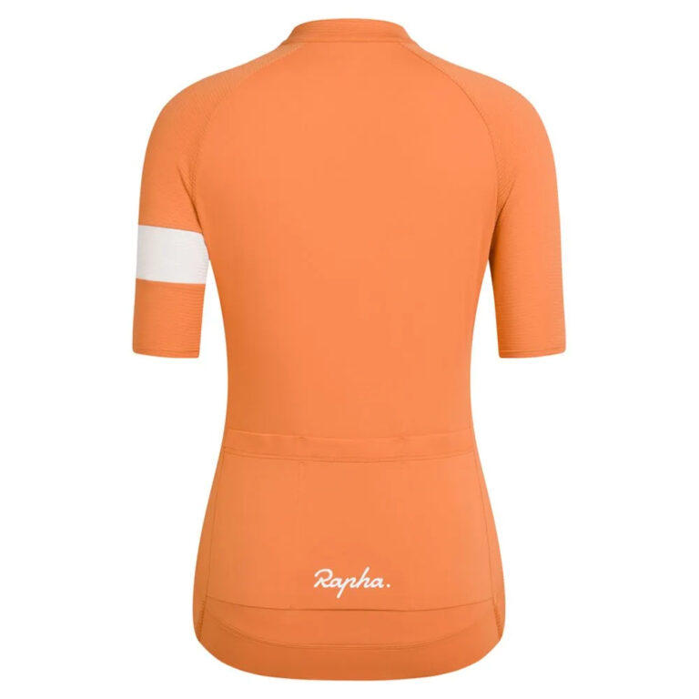 Rapha Core Lightweight Short Sleeve Jersey XS Dusted Orange / White - M Dusted Orange / White - Image 2