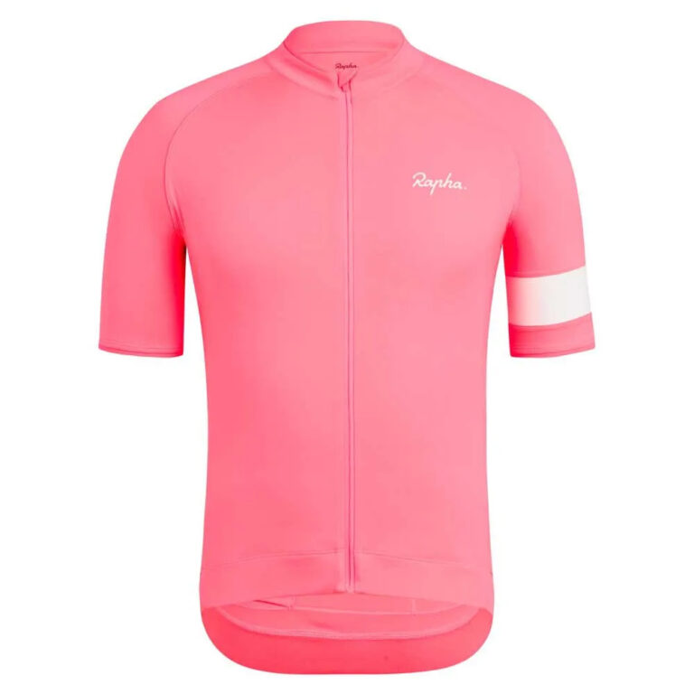 Rapha Core Short Sleeve Jersey M High-Vis Pink - 2XL High-Vis Pink