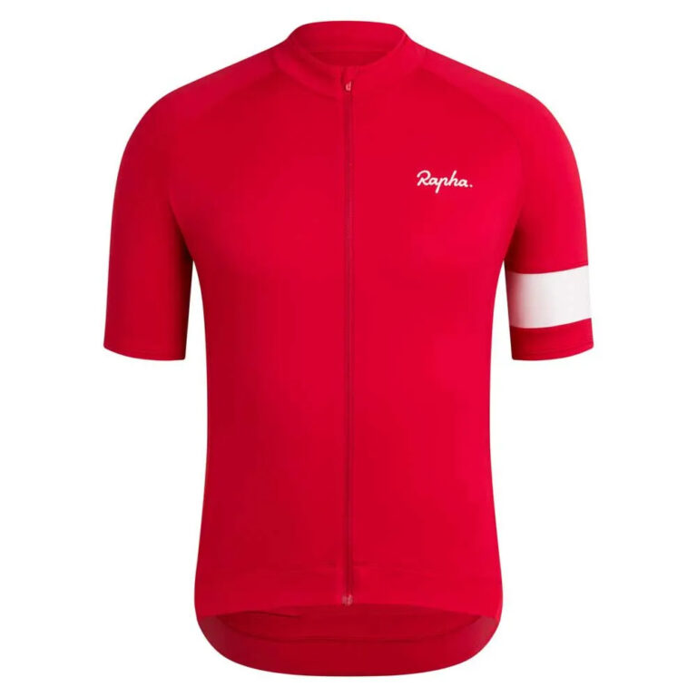 Rapha Core Short Sleeve Jersey S Red - L Red