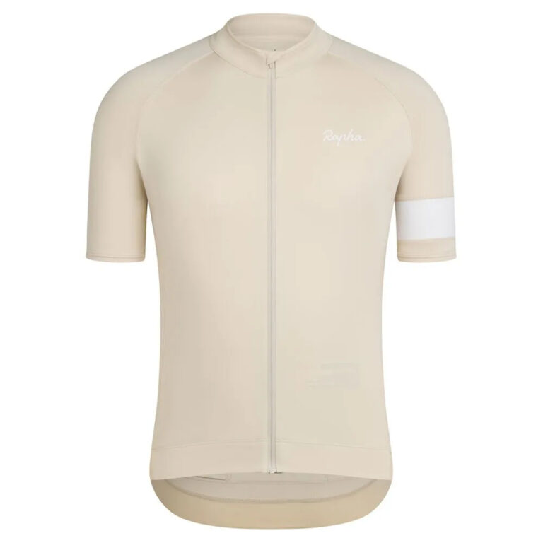 Rapha Core Short Sleeve Jersey XS Bone / White