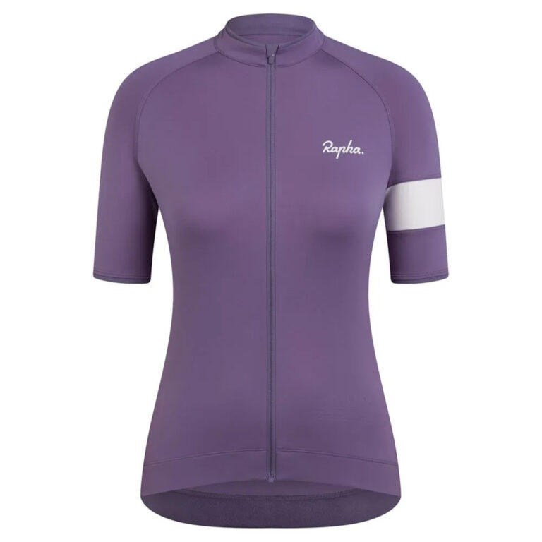 Rapha Core Short Sleeve Jersey L Dusted Lilac / White