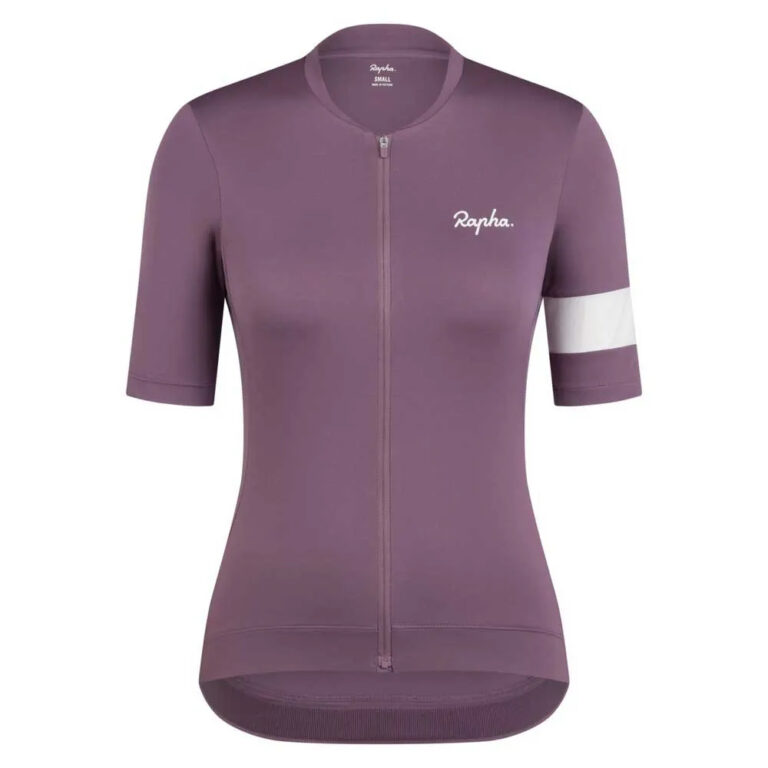 Rapha Core Short Sleeve Jersey 2XS Amethyst / White - XL Amethyst / White