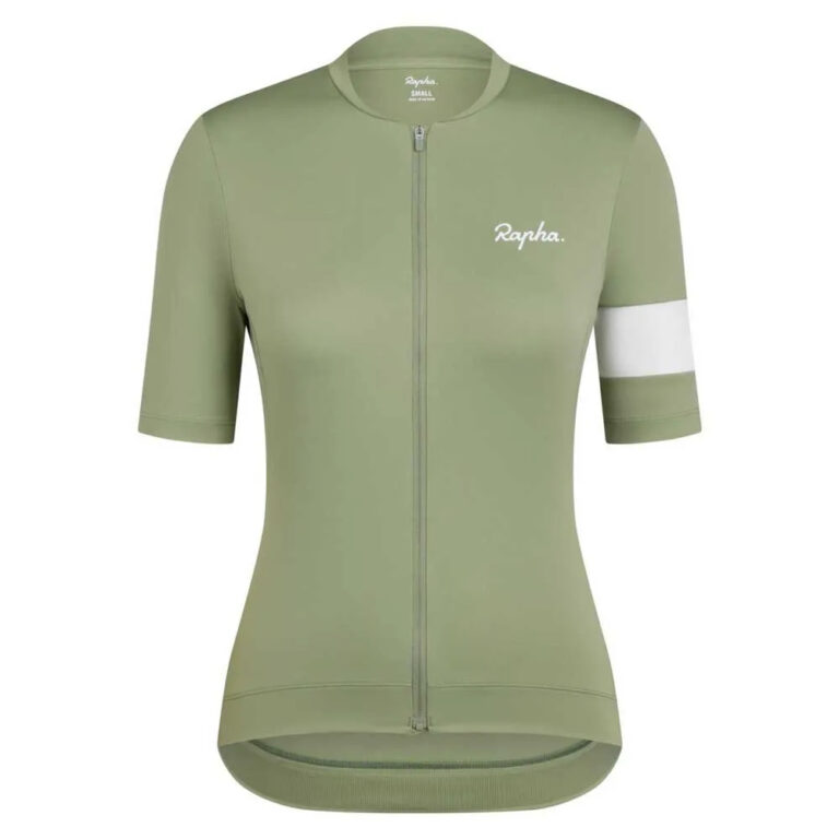 Rapha Core Short Sleeve Jersey 2XS Olive Green / White - L Olive Green / White