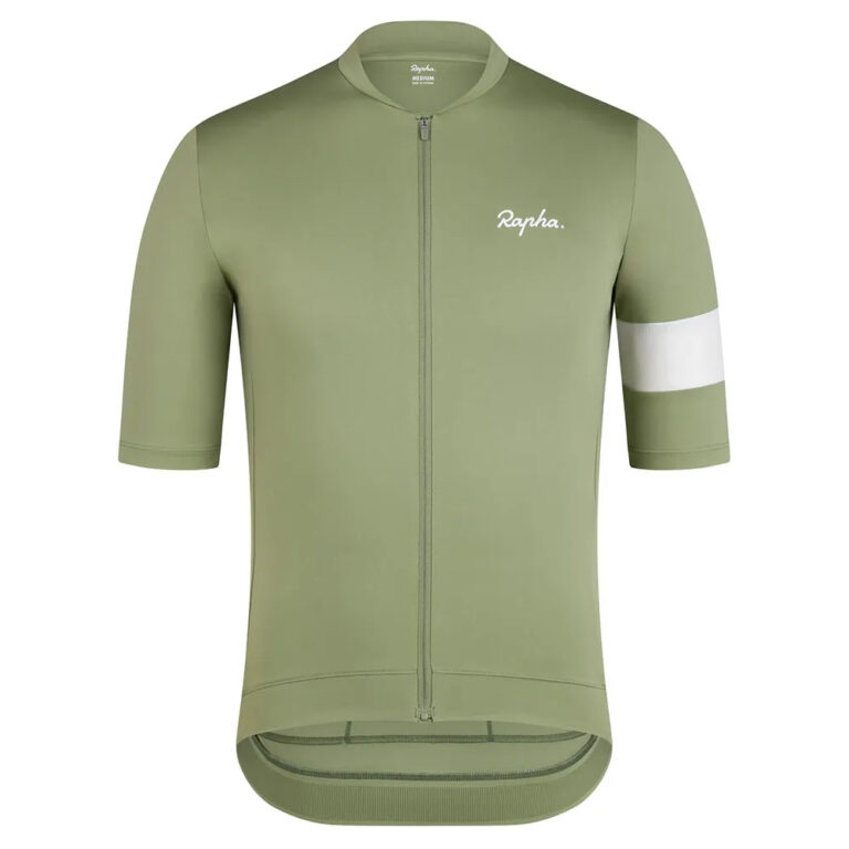 Rapha Core Short Sleeve Jersey XS Olive Green / White - 2XL Olive Green / White