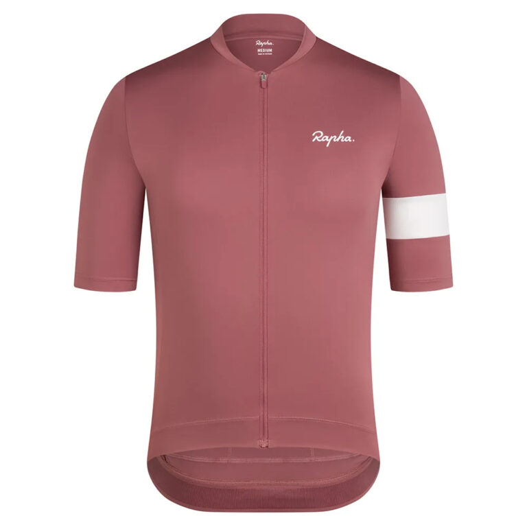 Rapha Core Short Sleeve Jersey XS Rose Brown / White - 2XL Rose Brown / White