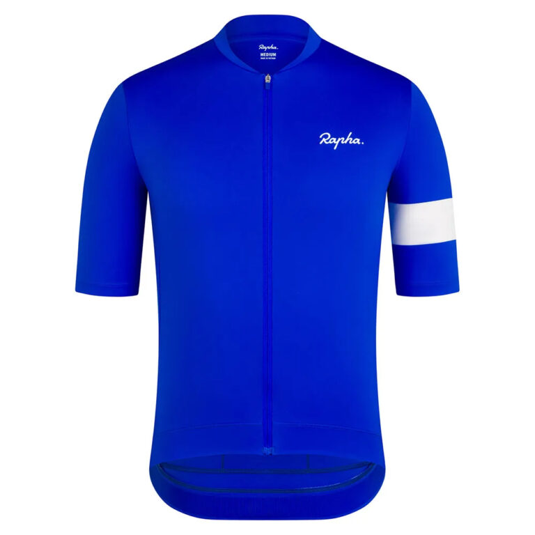 Rapha Core Short Sleeve Jersey XS Ultramarine / White