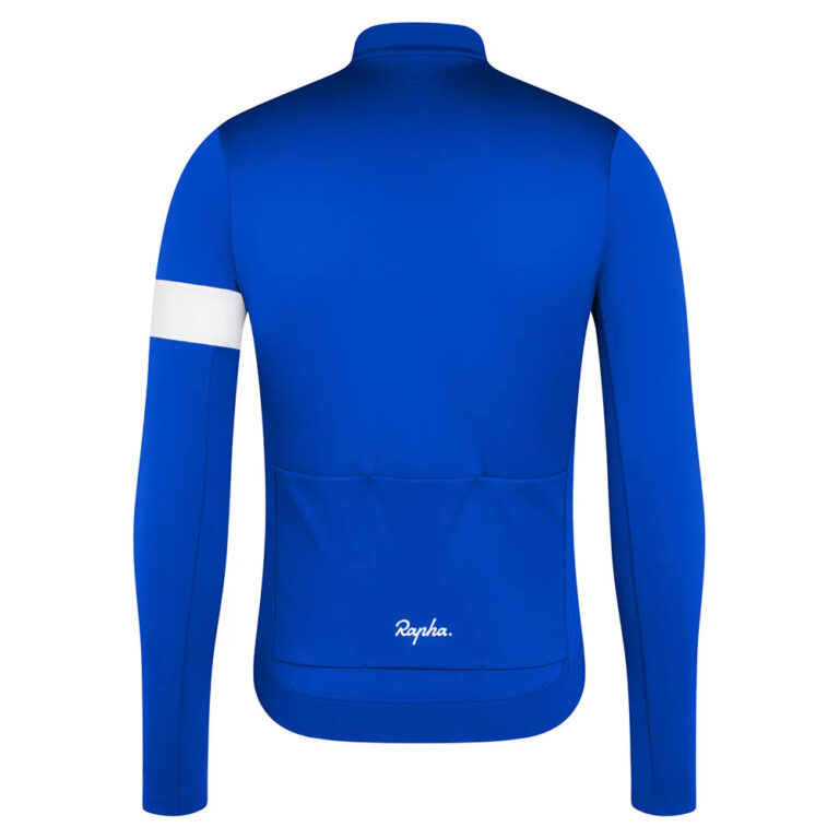 Rapha Core Thermal Long Sleeve Jersey XS Ultramarine / White - 2XL Ultramarine / White - Image 2