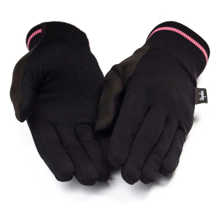 Rapha Merino Liner Gloves XL Black / Black