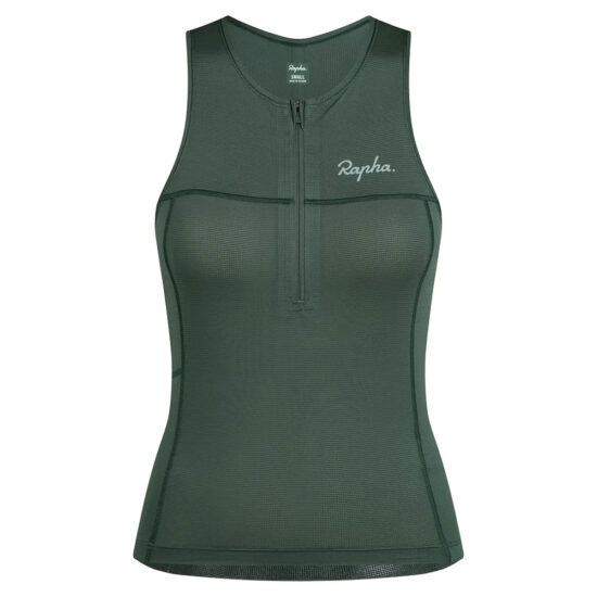 Rapha Sleeveless Jersey S Bottle Green / Bottle Green Reflective - L Bottle Green / Bottle Green Reflective