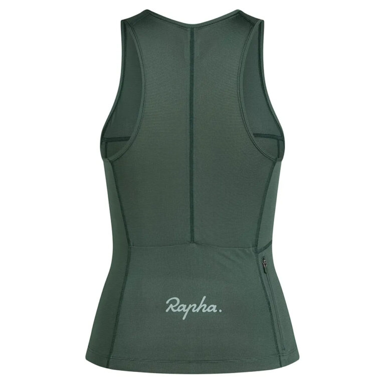 Rapha Sleeveless Jersey S Bottle Green / Bottle Green Reflective - L Bottle Green / Bottle Green Reflective - Image 2