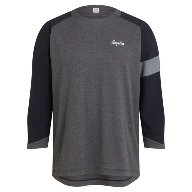 Rapha Trail 3/4 Sleeve Enduro Jersey S Dark Grey / Light Grey - M Dark Grey / Light Grey