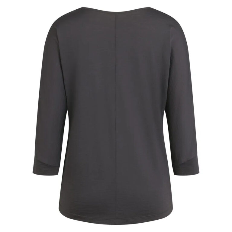 Rapha Trail Merino 3/4 Sleeve Enduro Jersey XS Dark Grey / Black - XL Dark Grey / Black - Image 4