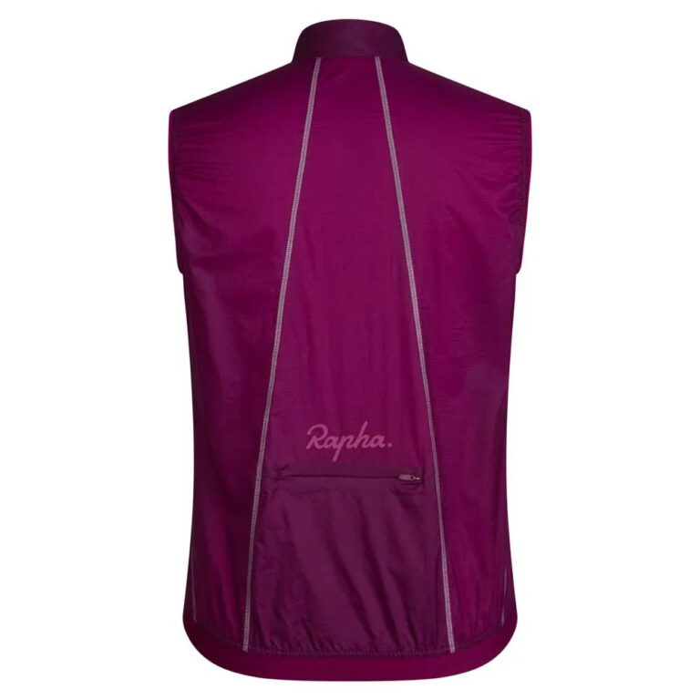 Rapha Wind Gilet 2XS Plum Caspia / Plum Caspia - XL Plum Caspia / Plum Caspia - Image 2