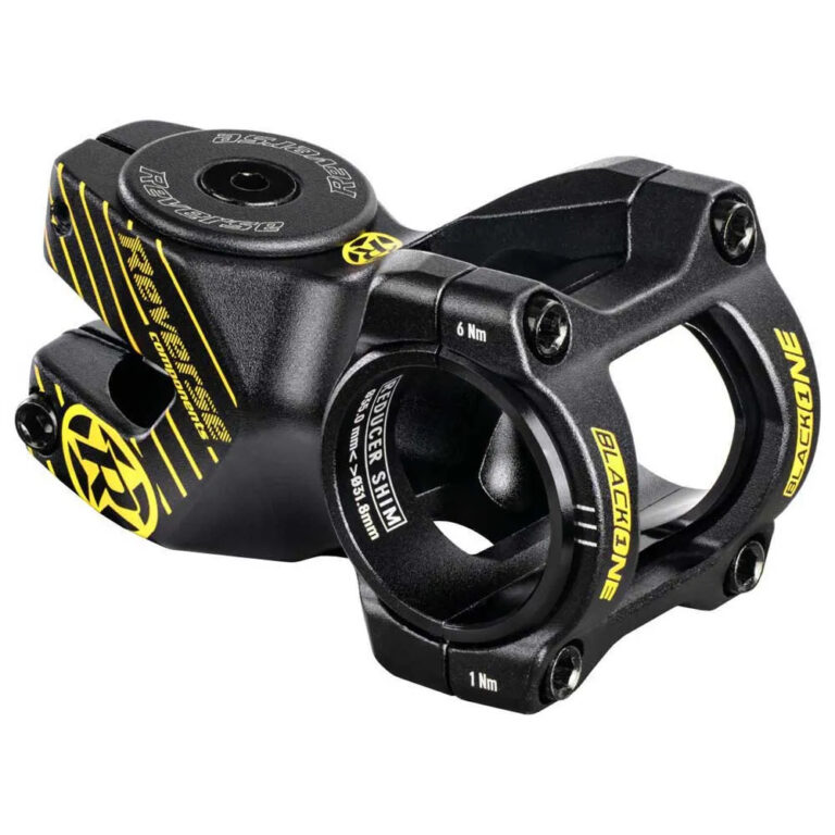 Reverse components Reverse Components Black-ONE D2 31.8-35 Mm Stem 50 mm &amp; 8&ordm; Black / Yellow