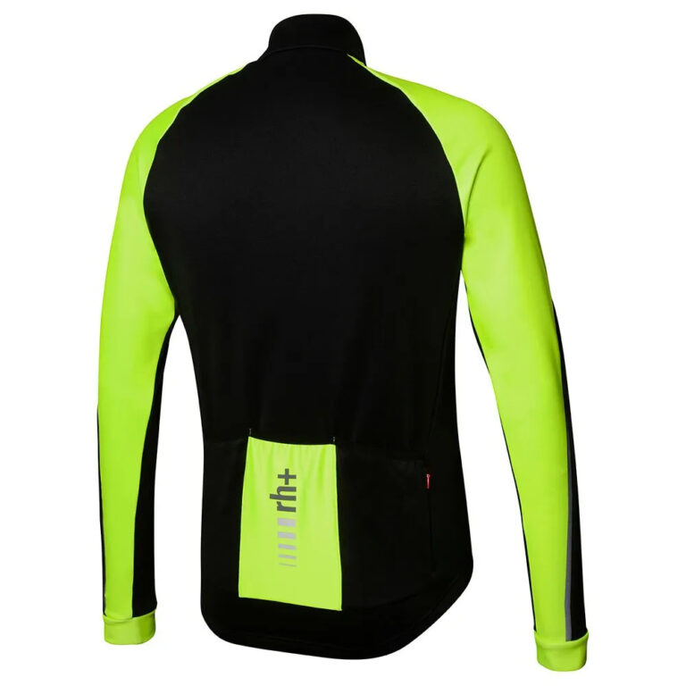 rh+ Rh+ Code II Long Sleeve Jersey S Black / Acid Lime - Image 2