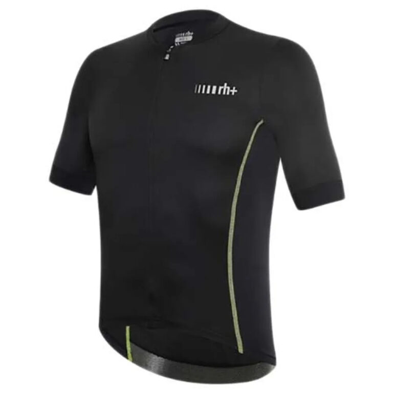 rh+ Rh+ Shiver EVO Short Sleeve Jersey L Black / Fluo Yellow