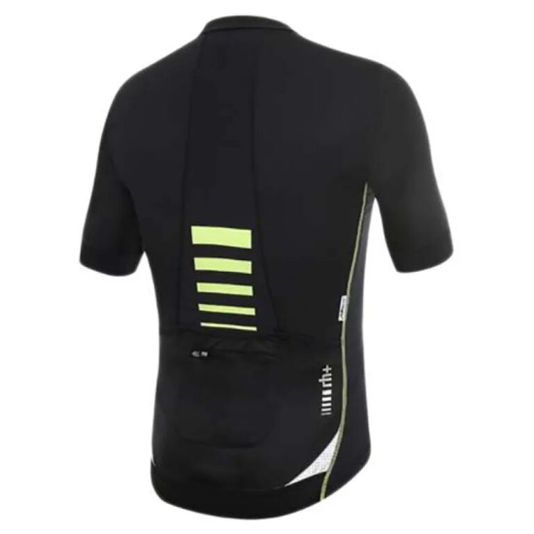 rh+ Rh+ Shiver EVO Short Sleeve Jersey L Black / Fluo Yellow - Image 2