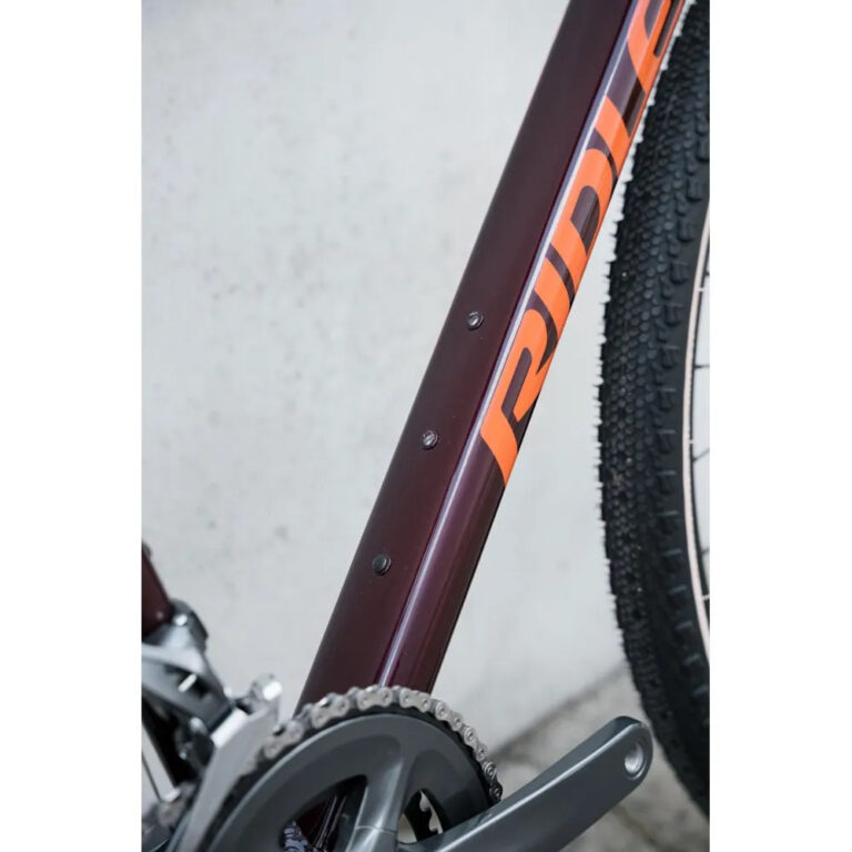 Ridley Kalazy Sora MDB 2024 Gravel Bike XS Bourgogne Red Metallic / Orange - XL Bourgogne Red Metallic / Orange - Image 3