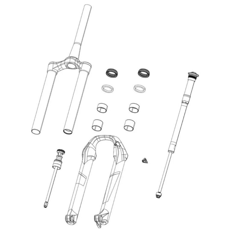 RockShox Fork Damper Assembly Remote Charger2 RLC Set 27.5-29&acute;&acute; Black