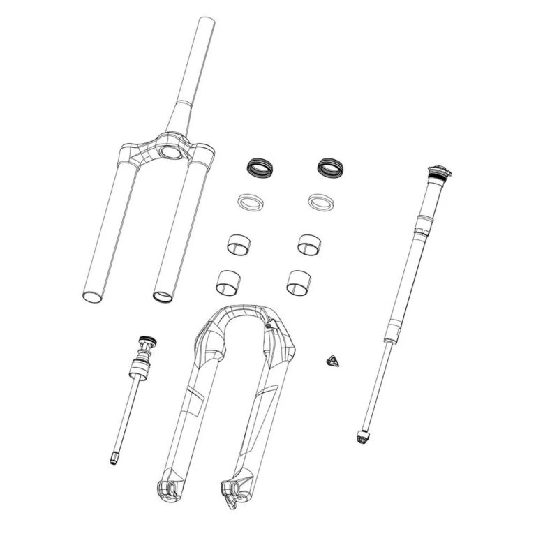 RockShox Zeb Ultimate 27.5&amp;acute;&amp;acute;/29&amp;acute;&amp;acute; 2021 Decal Kit Sticker One Size Gloss Rainbow