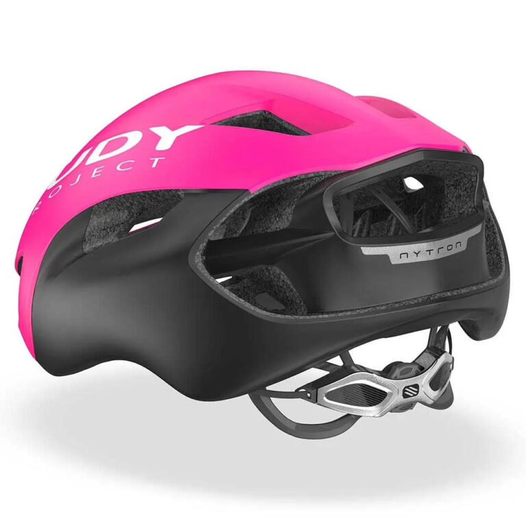 Rudy project Rudy Project Nytron Helmet S-M Pink Flou / Black Matte - L Pink Flou / Black Matte - Image 4