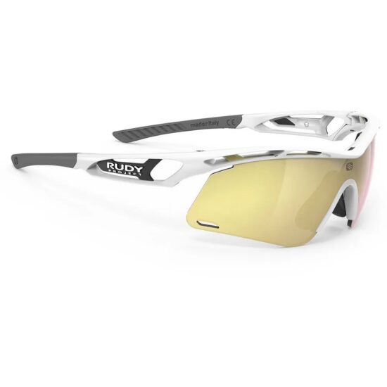 Rudy project Rudy Project Tralyx + Slim Sunglasses Multilaser Gold/CAT3 Gloss White