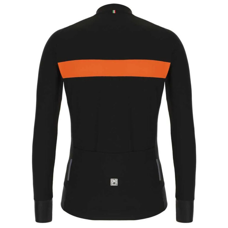 Santini Adapt Long Sleeve Jersey M Black - Image 2