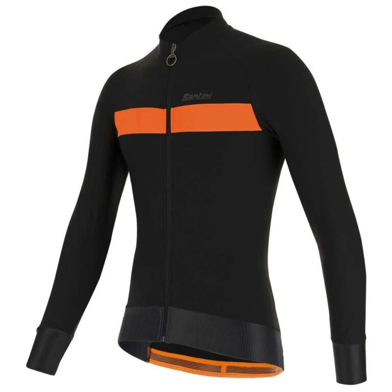 Santini Adapt Long Sleeve Jersey M Black - Image 3