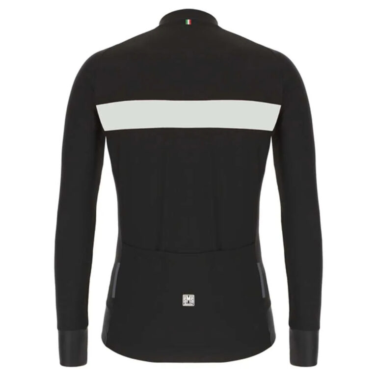 Santini Adapt Long Sleeve Jersey XS Black / White - M Black / White - Image 2