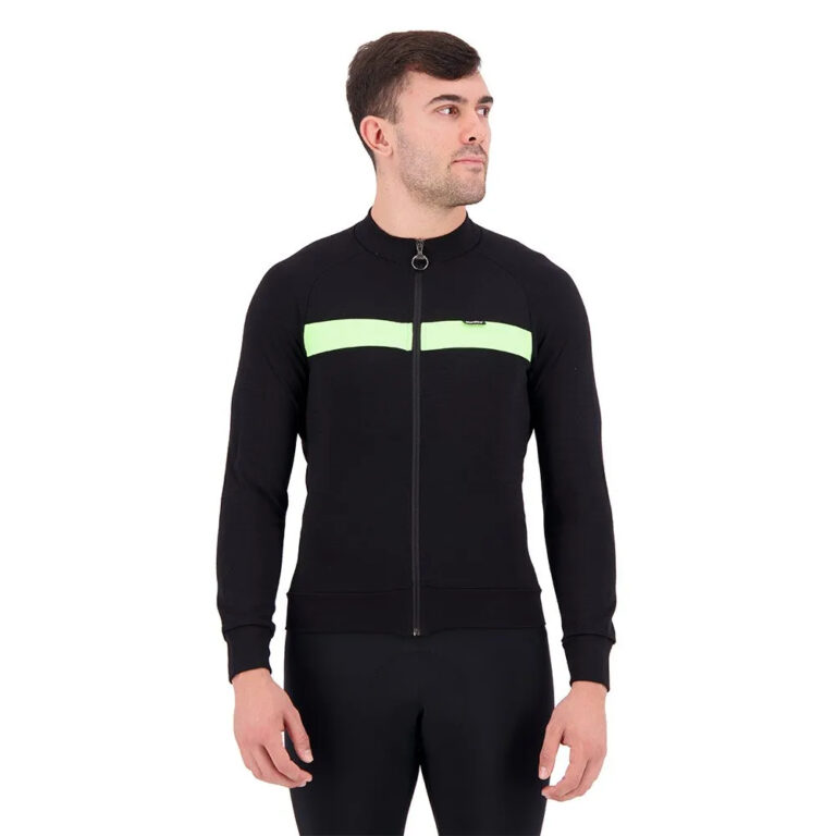 Santini Adapt Wool Thermal Long Sleeve Jersey XS Green Fluo - 4XL Green Fluo