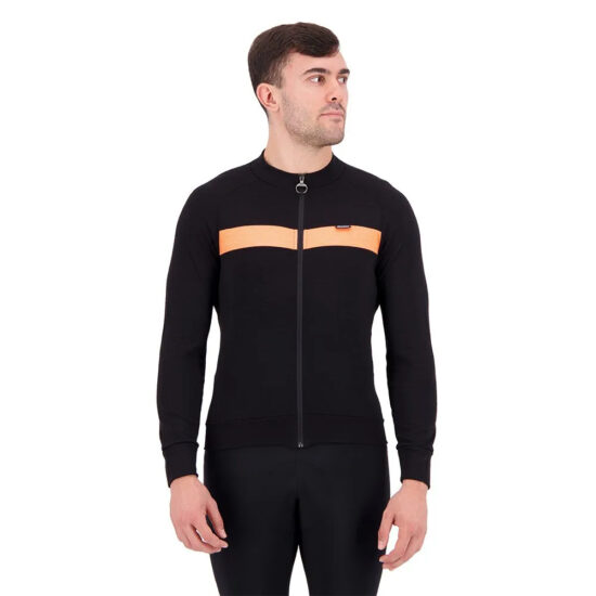 Santini Adapt Wool Thermal Long Sleeve Jersey S Orange - 3XL Orange