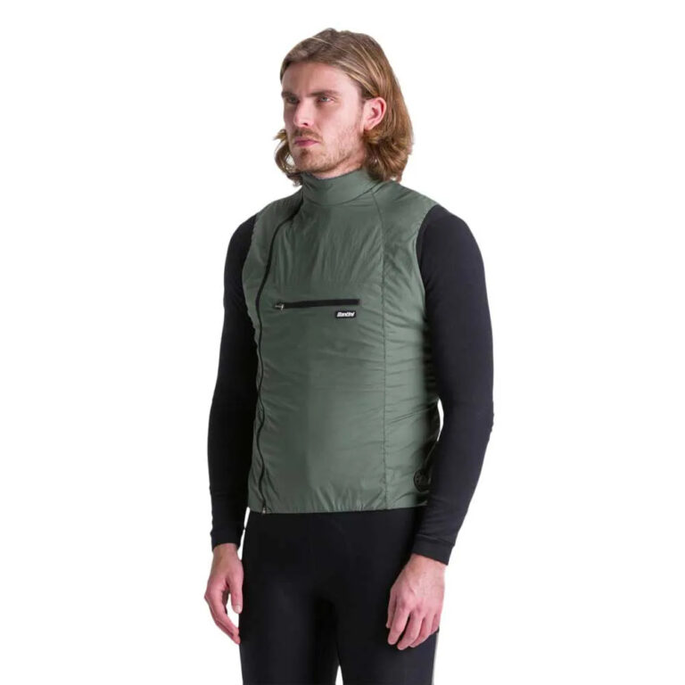 Santini Alpha Pack Gilet XS Military Green - 4XL Military Green - Image 4